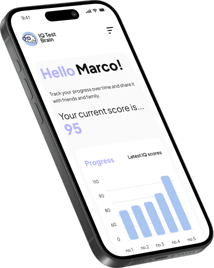 IQ Test Score iPhone Preview